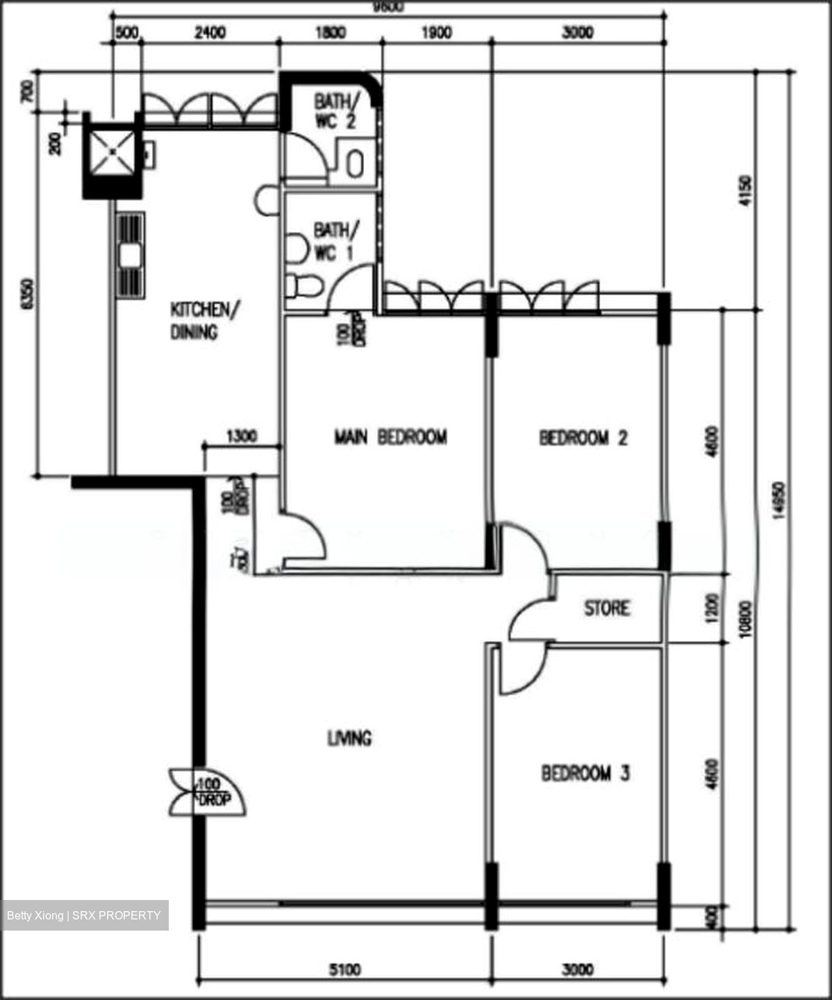 Blk 705 Reservoir Rise (Bedok), HDB 4 Rooms #562231561
